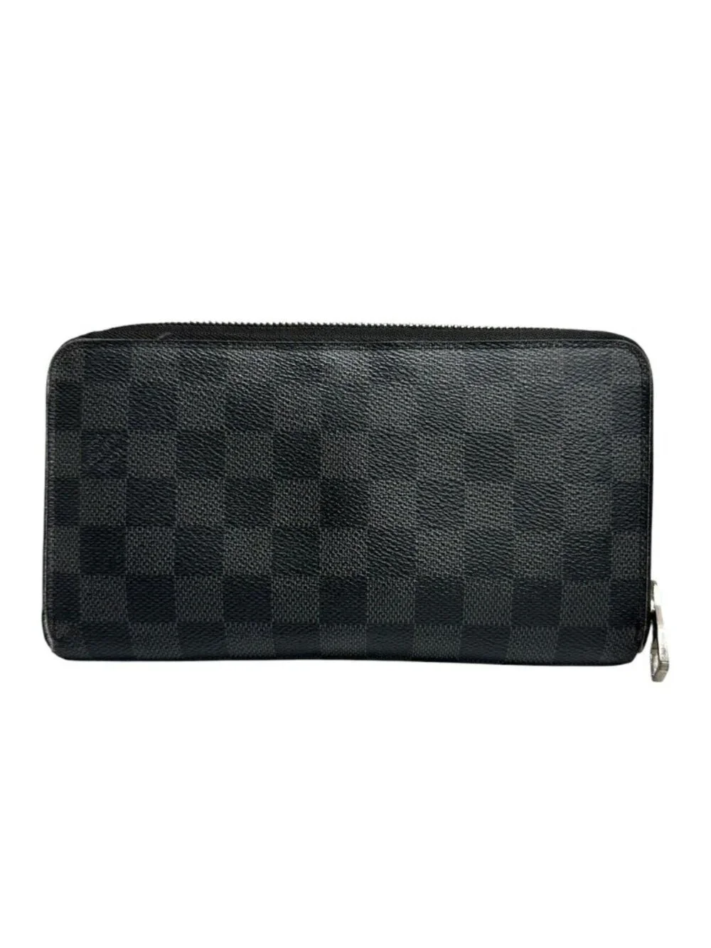 Louis Vuitton Damier Graphite Black Silver Leather Wallet